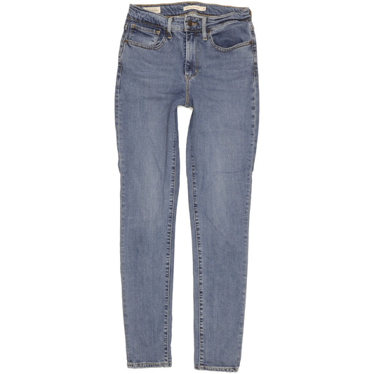 Levi's 721 Women Blue Skinny Slim Stretch Jeans W27 L30