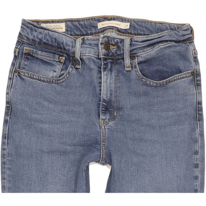 Levi's 721 Women Blue Skinny Slim Stretch Jeans W27 L30