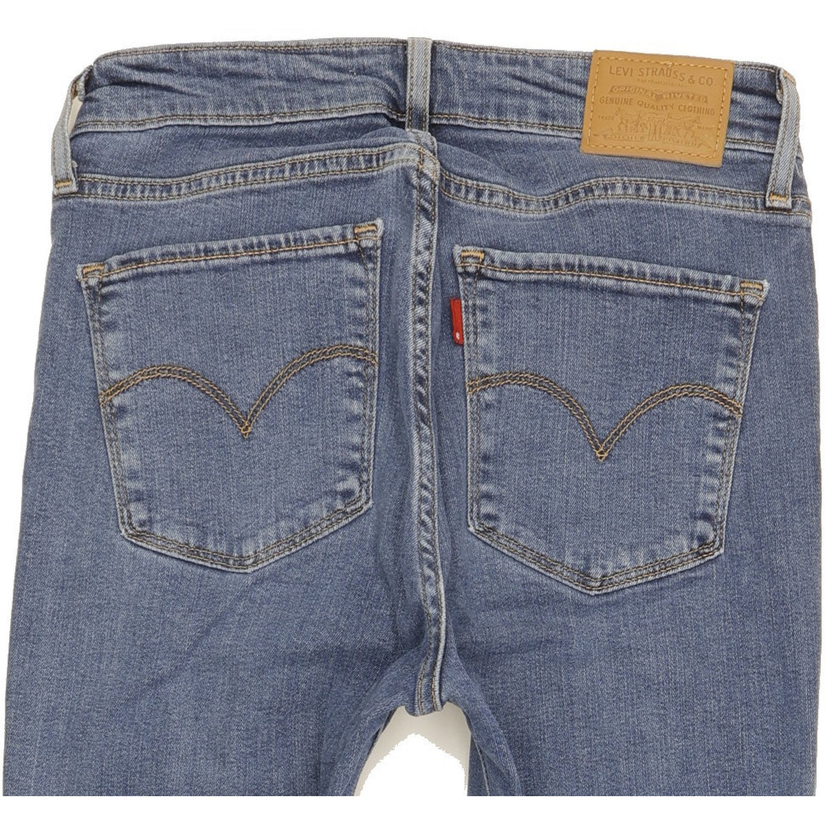 Levi's 721 Women Blue Skinny Slim Stretch Jeans W27 L30