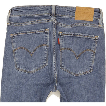 Levi's 721 Women Blue Skinny Slim Stretch Jeans W27 L30