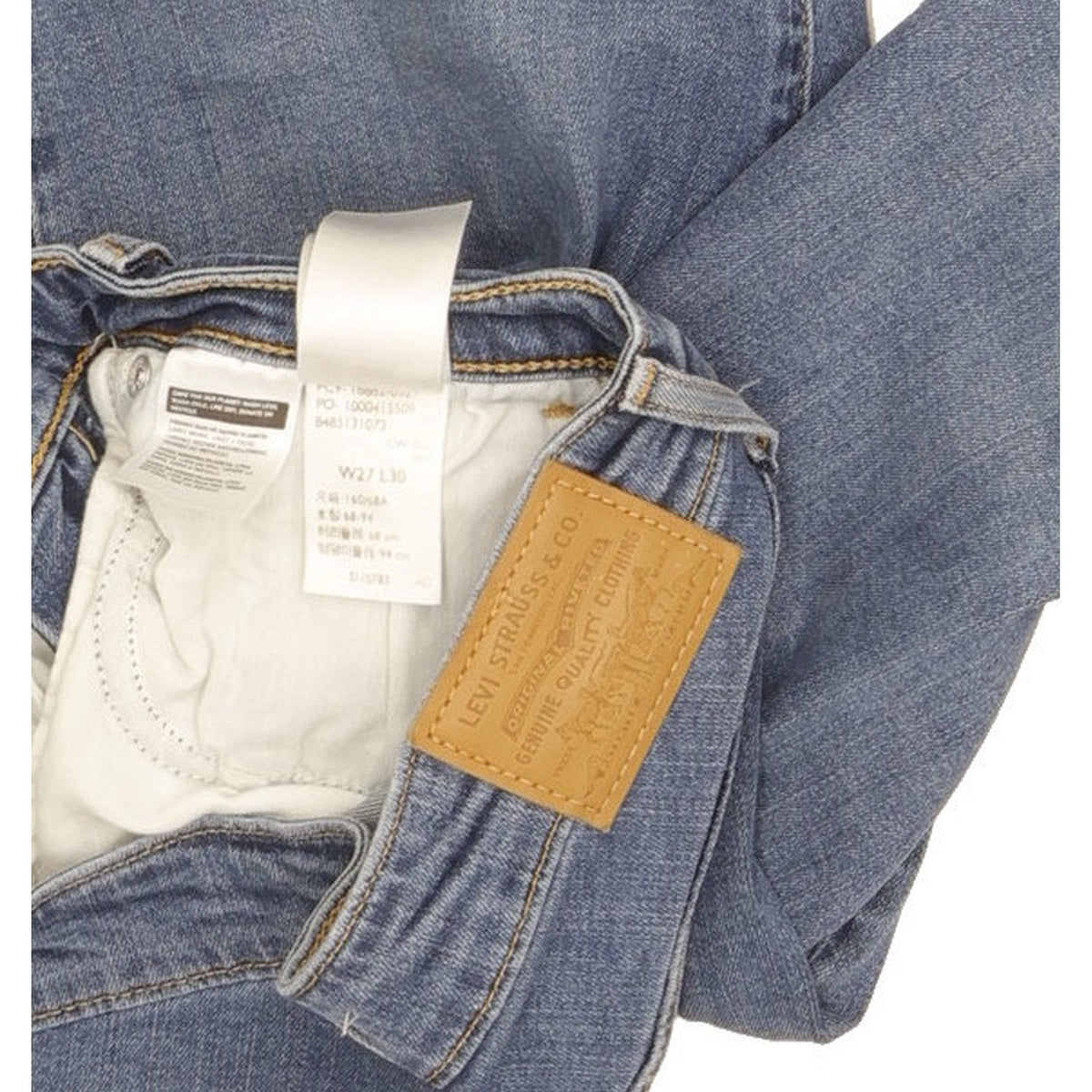 Levi's 721 Women Blue Skinny Slim Stretch Jeans W27 L30