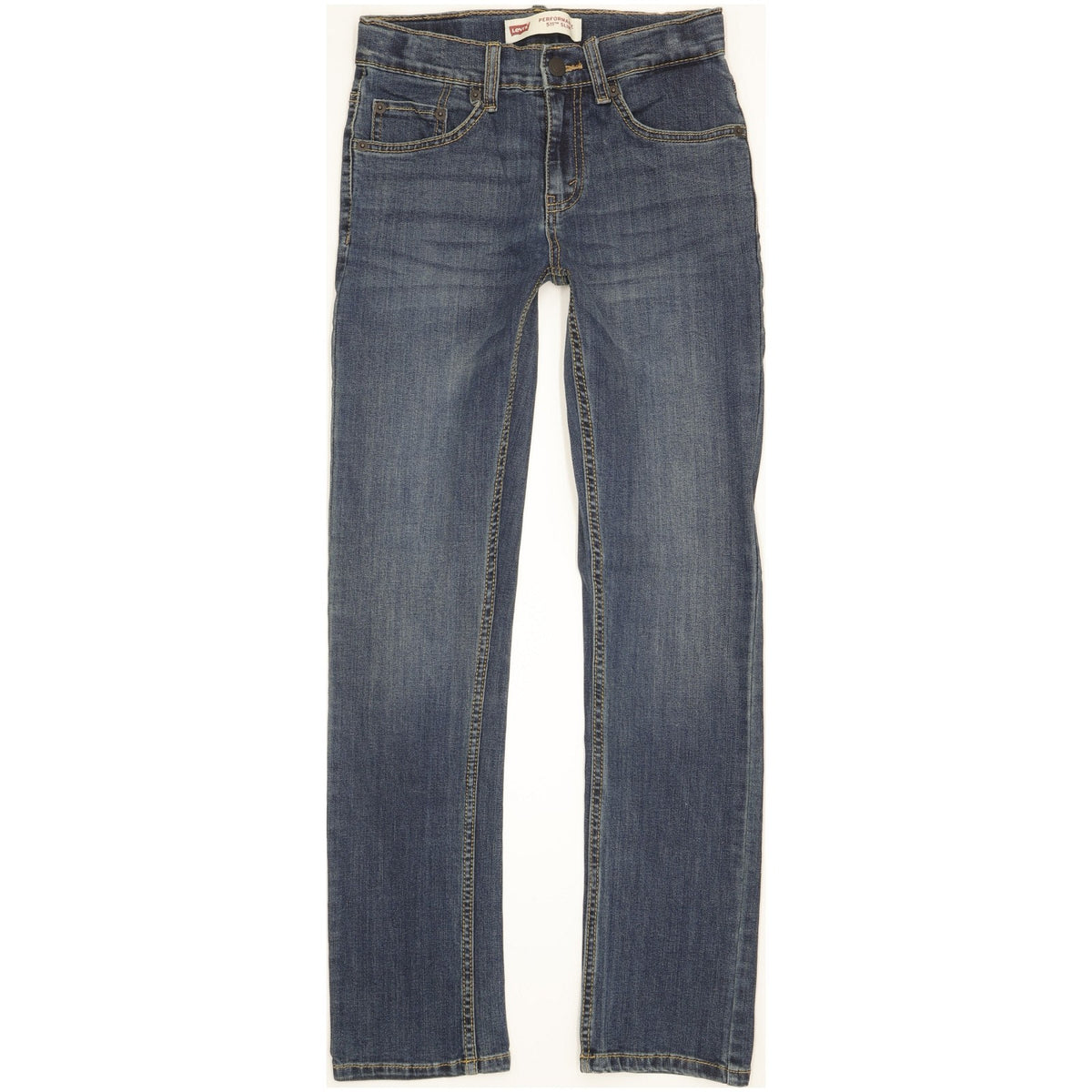 Levi's 511 Kids Blue Straight Slim Stretch Jeans W26 L28