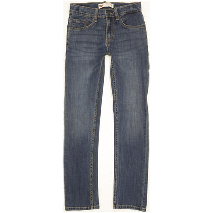 Levi's 511 Kids Blue Straight Slim Stretch Jeans W26 L28