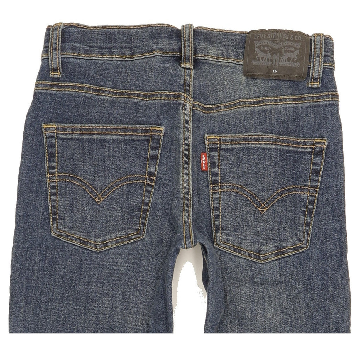 Levi's 511 Kids Blue Straight Slim Stretch Jeans W26 L28