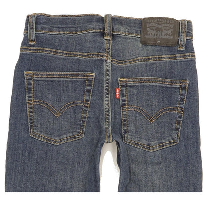Levi's 511 Kids Blue Straight Slim Stretch Jeans W26 L28