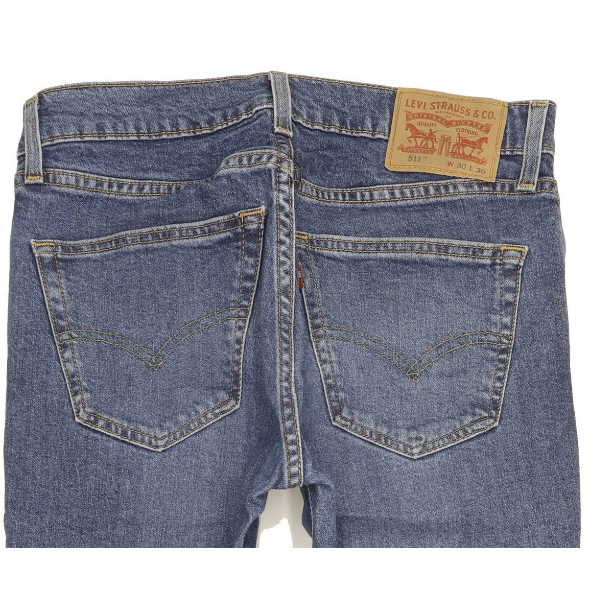 Levi's 511 Men Blue Straight Slim Jeans W30 L30