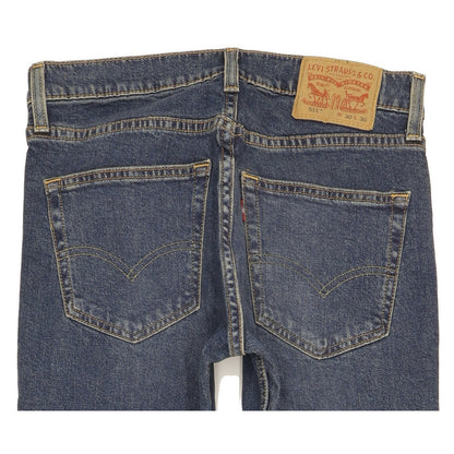 Levi's 511 Men Blue Straight Slim Jeans W30 L30