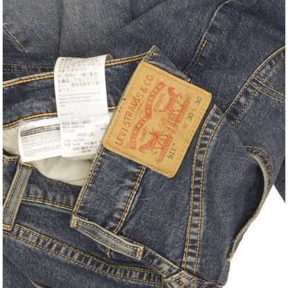 Levi's 511 Men Blue Straight Slim Jeans W30 L30