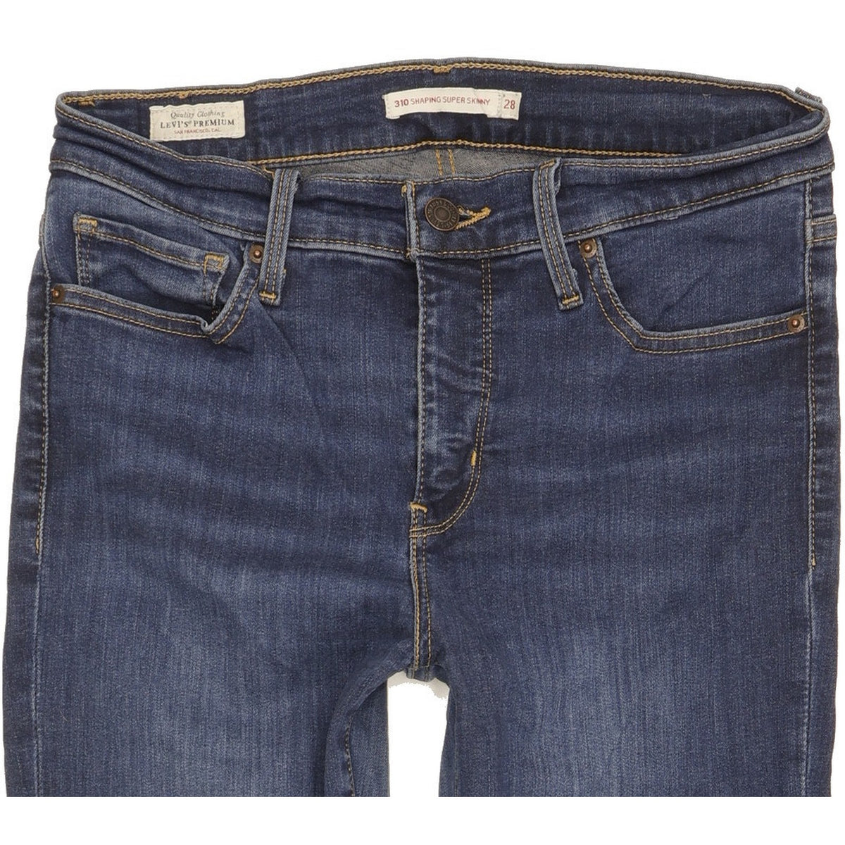 Levi's 310 Shaping Women Blue Skinny Slim Stretch Jeans W28 L28
