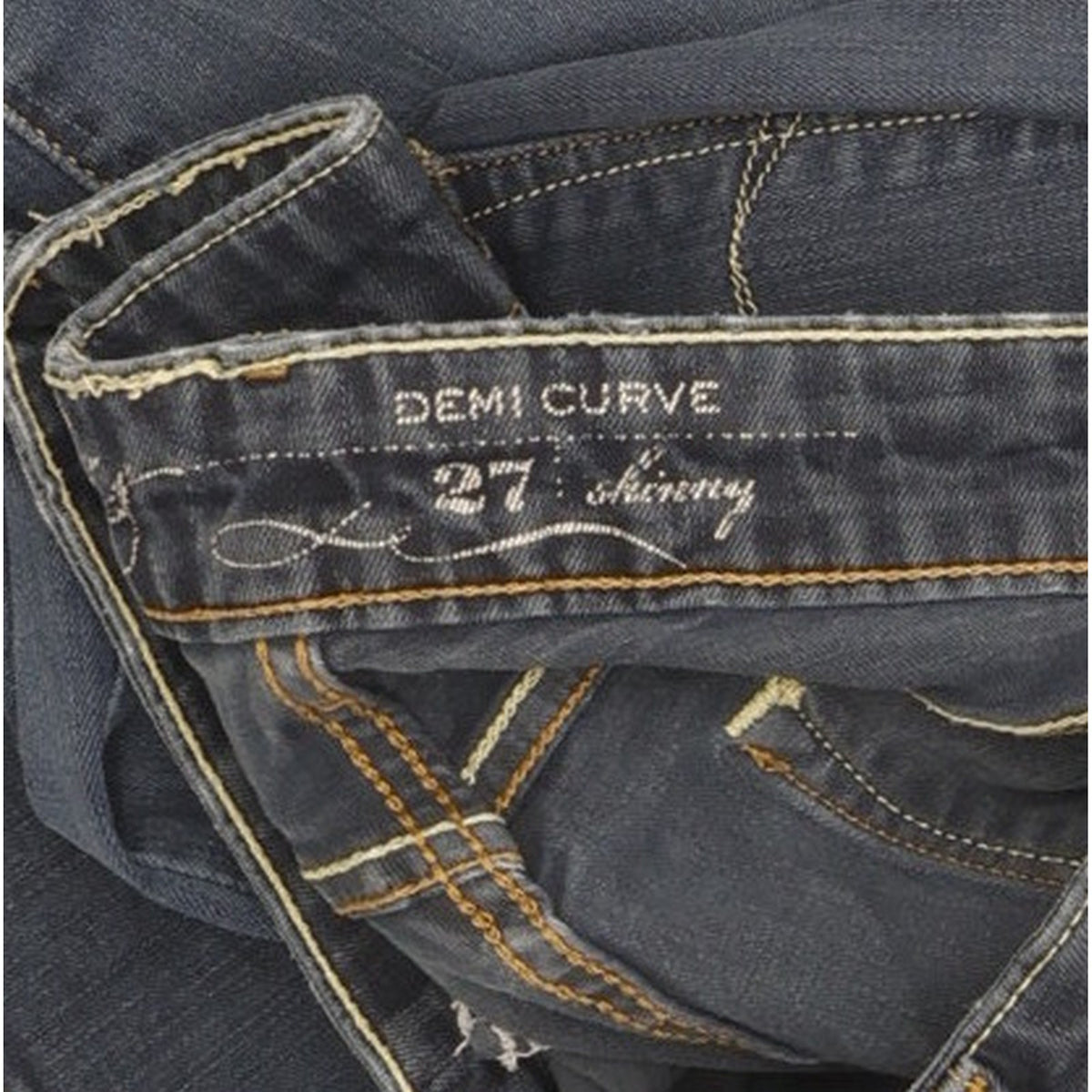 Levi's Demi Curve Women Blue Skinny Slim Stretch Jeans W27 L32