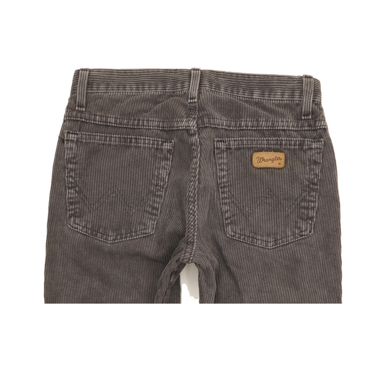 Wrangler Alaska Men Grey Straight Regular Stretch Trousers W29 L32