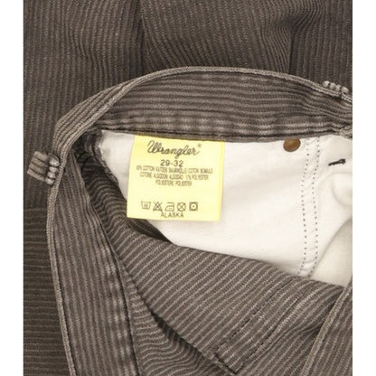 Wrangler Alaska Men Grey Straight Regular Stretch Trousers W29 L32