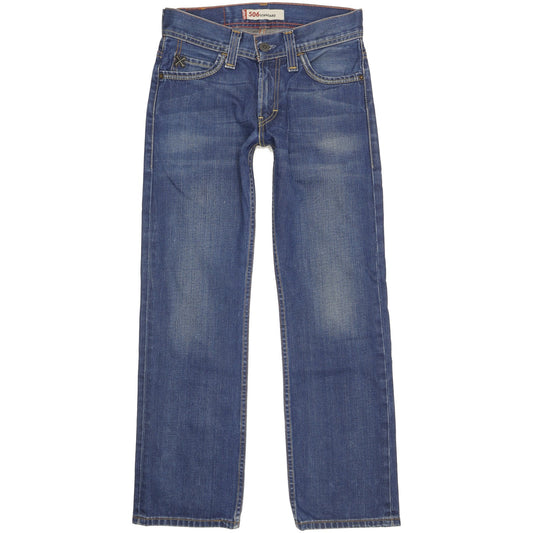 Levi's 506 Men Blue Straight Regular Jeans W29 L29
