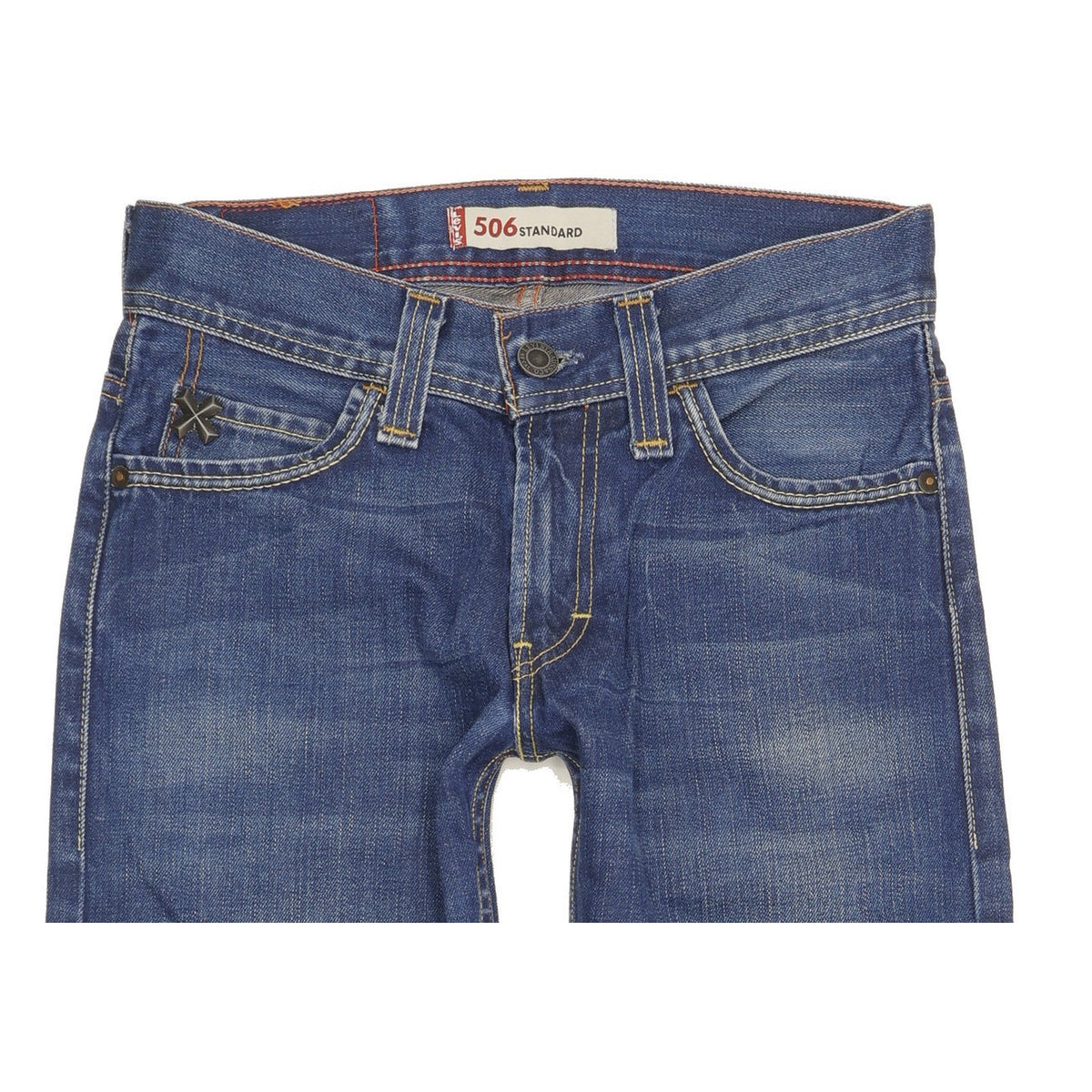 Levi's 506 Men Blue Straight Regular Jeans W29 L29