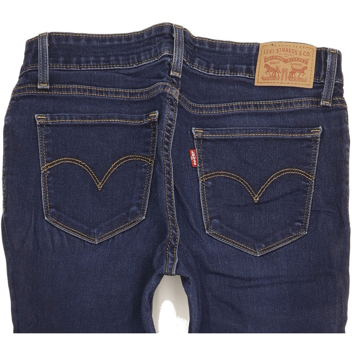 Levi's 711 Women Blue Skinny Slim Stretch Jeans W28 L32