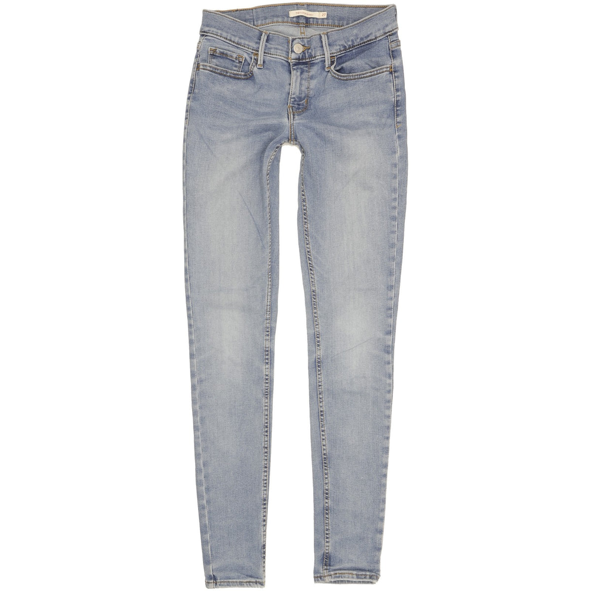 Levi's 710 Super Women Blue Skinny Slim Stretch Jeans W27 L32