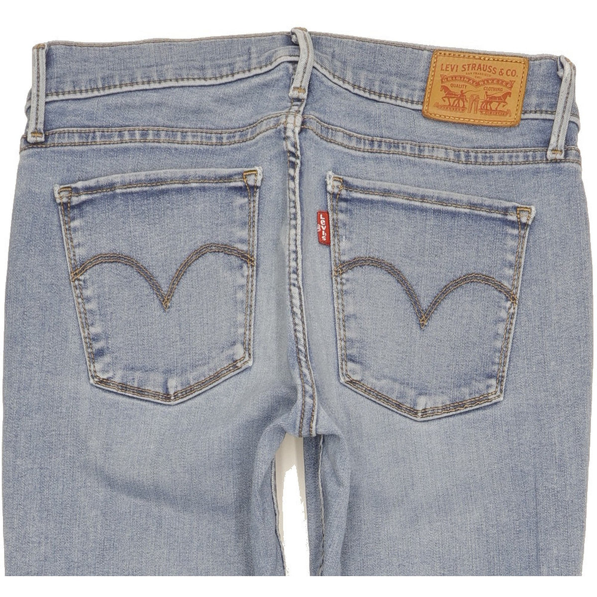Levi's 710 Super Women Blue Skinny Slim Stretch Jeans W27 L32