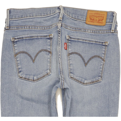 Levi's 710 Super Women Blue Skinny Slim Stretch Jeans W27 L32
