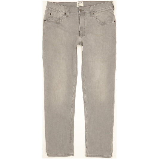Mustang Washington Men Grey Straight Slim Jeans W34 L30