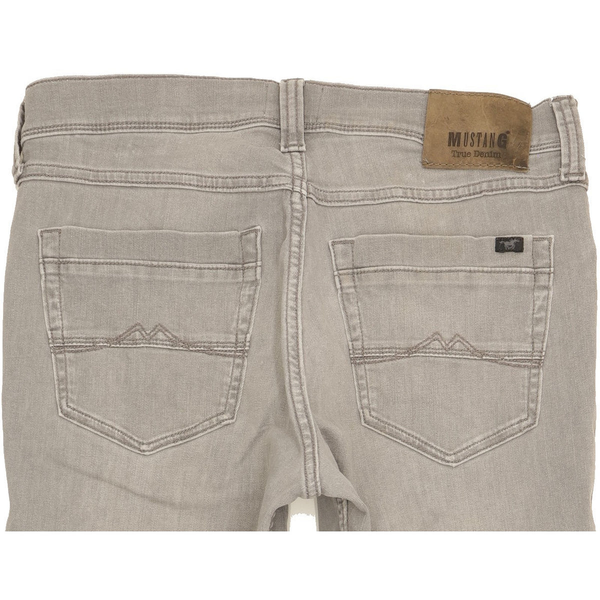 Mustang Washington Men Grey Straight Slim Jeans W34 L30