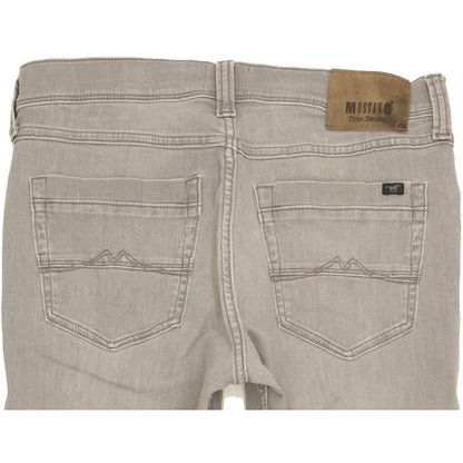 Mustang Washington Men Grey Straight Slim Jeans W34 L30