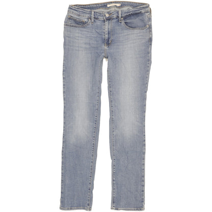 Levi's 712 Women Blue Straight Slim Stretch Jeans W30 L29