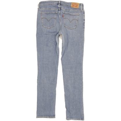 Levi's 712 Women Blue Straight Slim Stretch Jeans W30 L29