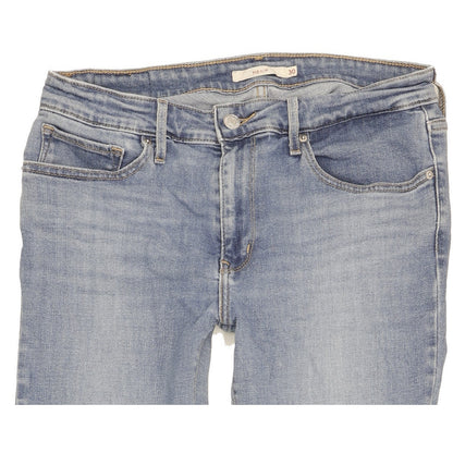 Levi's 712 Women Blue Straight Slim Stretch Jeans W30 L29