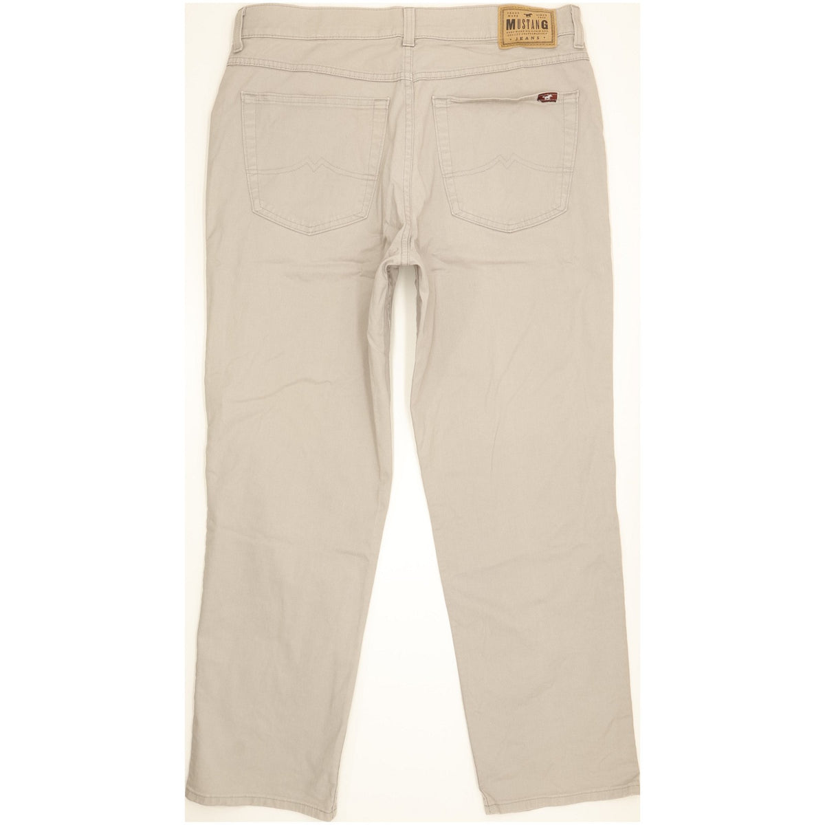Mustang Nevada Men Grey Straight Regular Stretch Jeans W35 L29