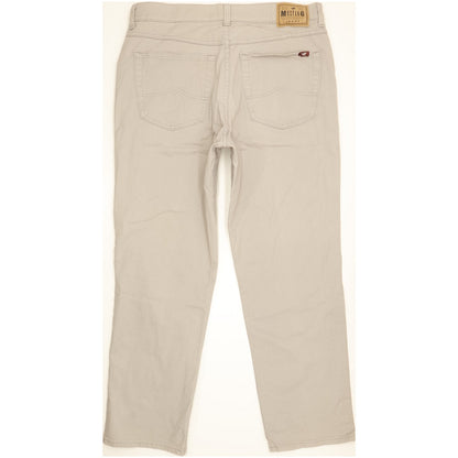 Mustang Nevada Men Grey Straight Regular Stretch Jeans W35 L29