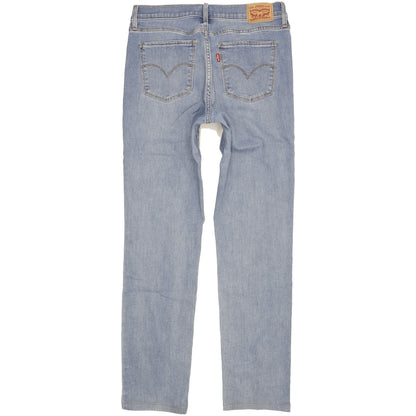 Levi's 312 Shaping Women Blue Straight Slim Stretch Jeans W29 L30