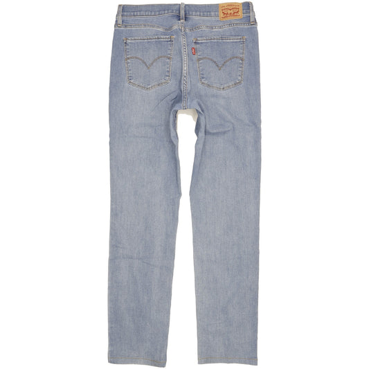 Levi's 312 Shaping Women Blue Straight Slim Stretch Jeans W29 L30