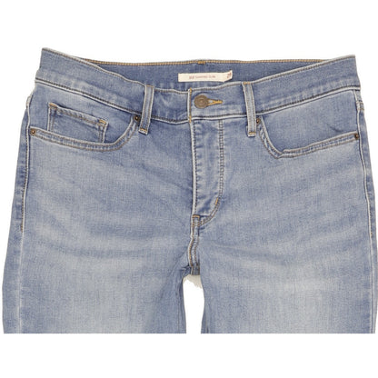 Levi's 312 Shaping Women Blue Straight Slim Stretch Jeans W29 L30