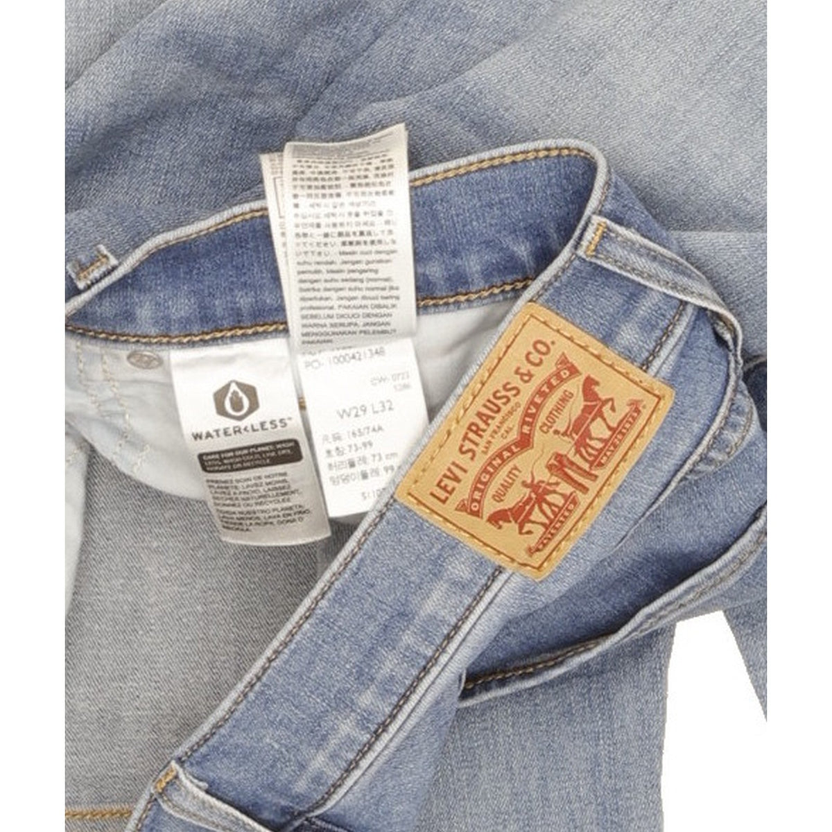 Levi's 312 Shaping Women Blue Straight Slim Stretch Jeans W29 L30
