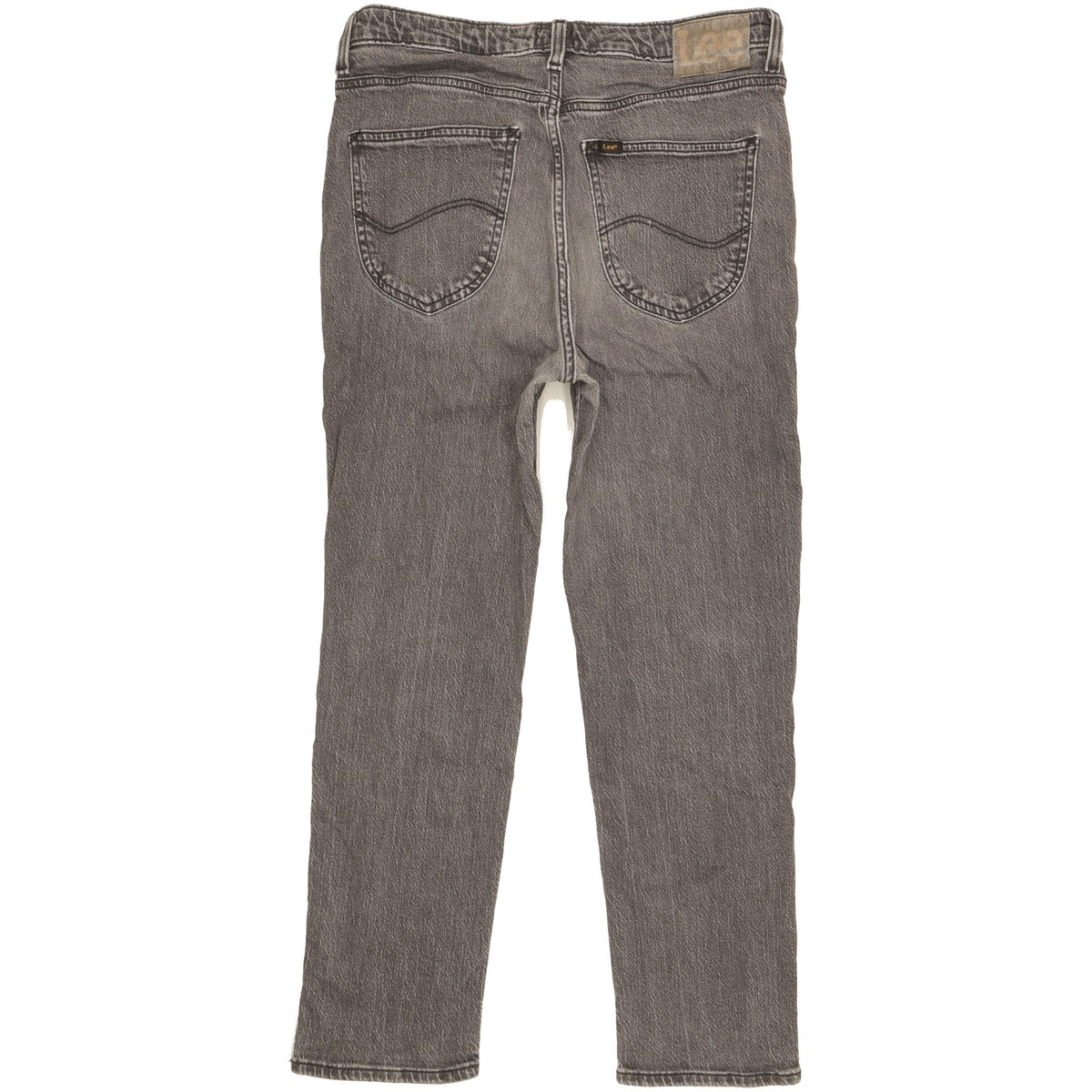 Lee Carol Grey Straight Slim Stretch Jeans High Waisted W31 L27