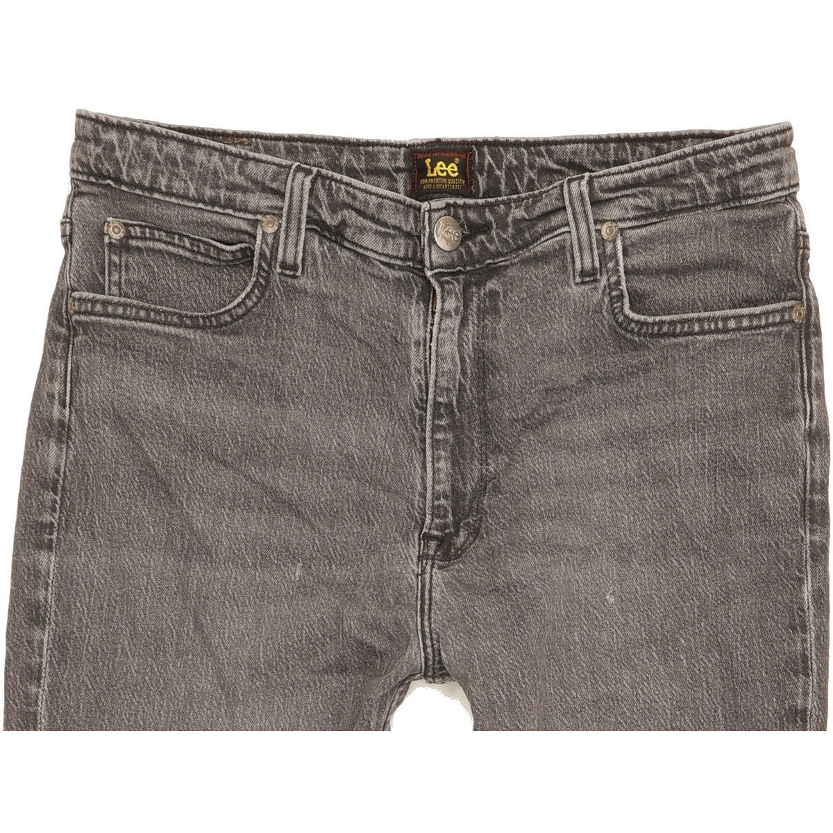 Lee Carol Grey Straight Slim Stretch Jeans High Waisted W31 L27