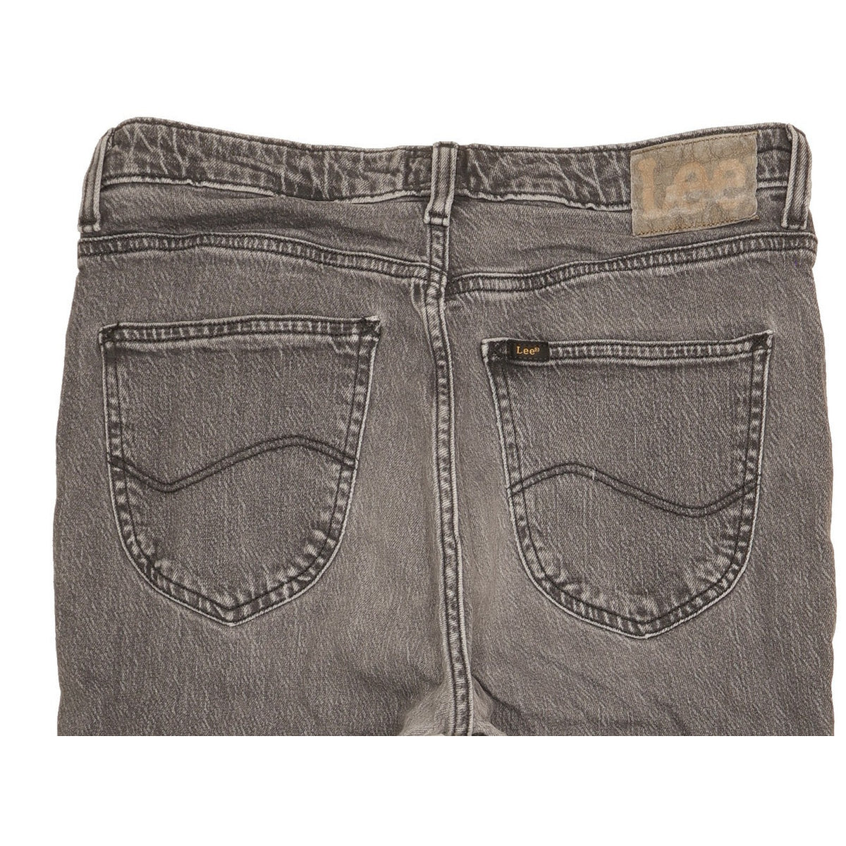 Lee Carol Grey Straight Slim Stretch Jeans High Waisted W31 L27