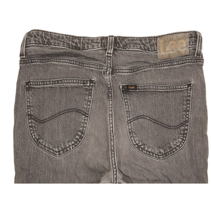 Lee Carol Grey Straight Slim Stretch Jeans High Waisted W31 L27
