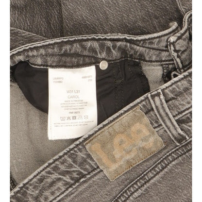 Lee Carol Grey Straight Slim Stretch Jeans High Waisted W31 L27