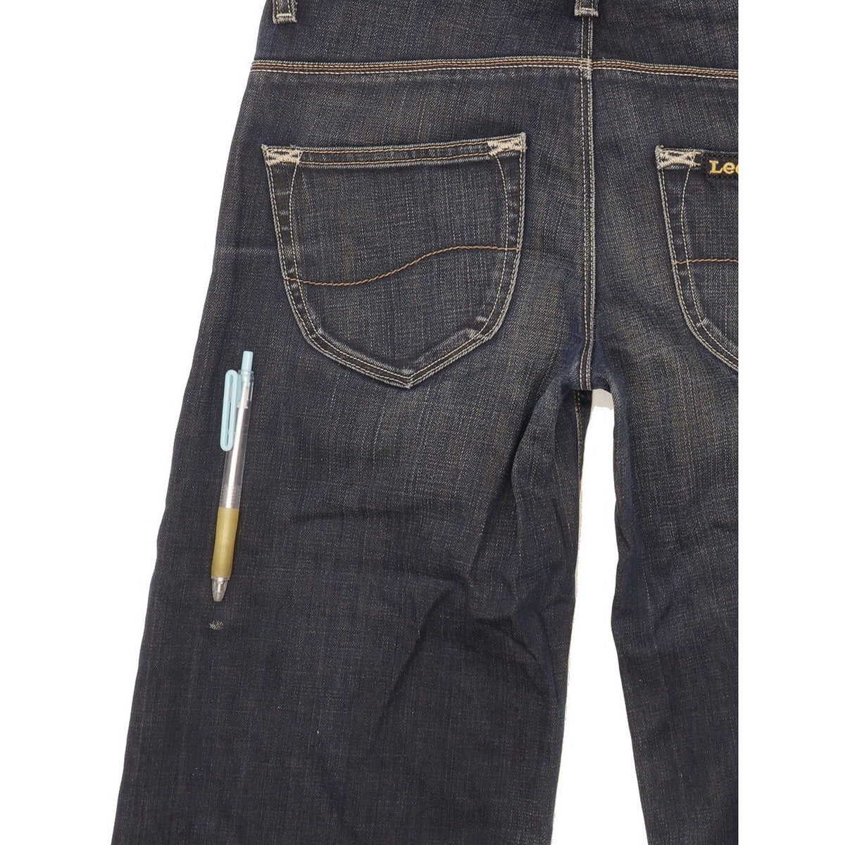 Lee Alamo Women Blue Wide-Leg Slim Stretch Jeans W27 L28