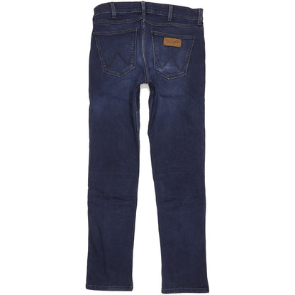 Wrangler Greensboro Men Blue Straight Regular Jeans W34 L33