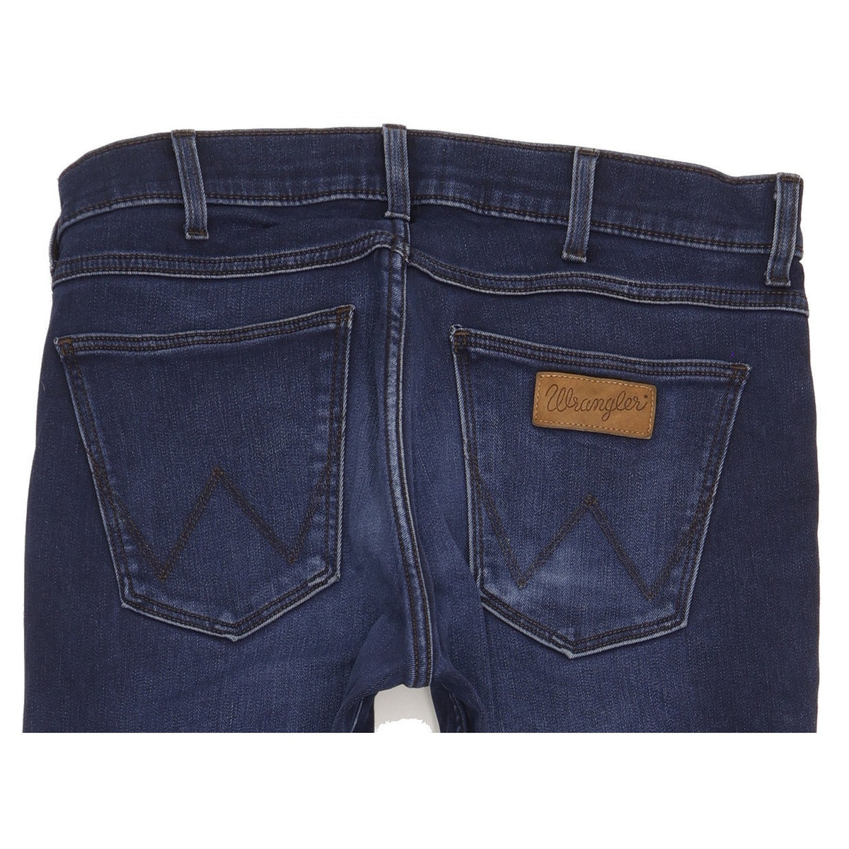 Wrangler Greensboro Men Blue Straight Regular Jeans W34 L33