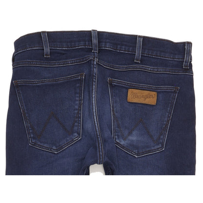 Wrangler Greensboro Men Blue Straight Regular Jeans W34 L33