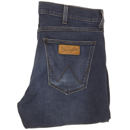 Wrangler Greensboro Men Blue Straight Regular Jeans W34 L33
