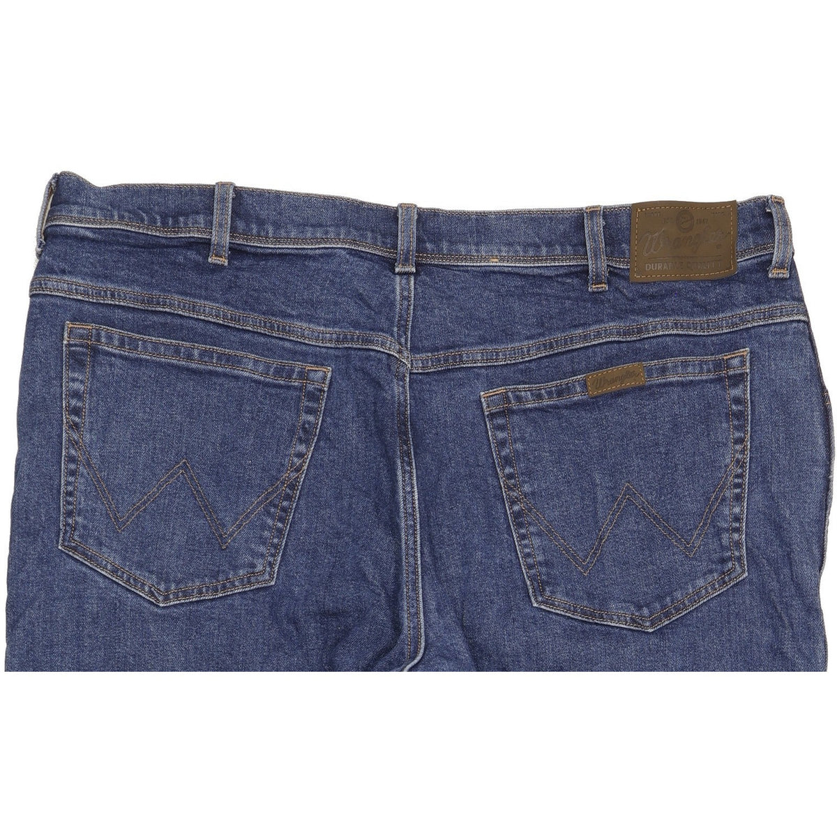 Wrangler Durable Quality Men Blue Straight Regular Stretch Jeans W40 L29