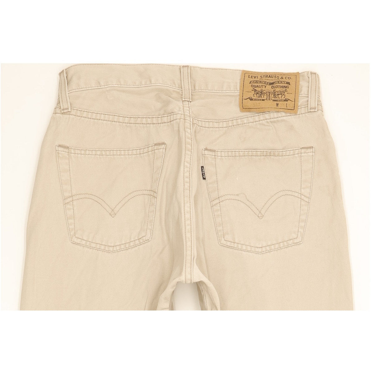 Levi's 517 Men Beige Straight Regular Jeans W30 L29
