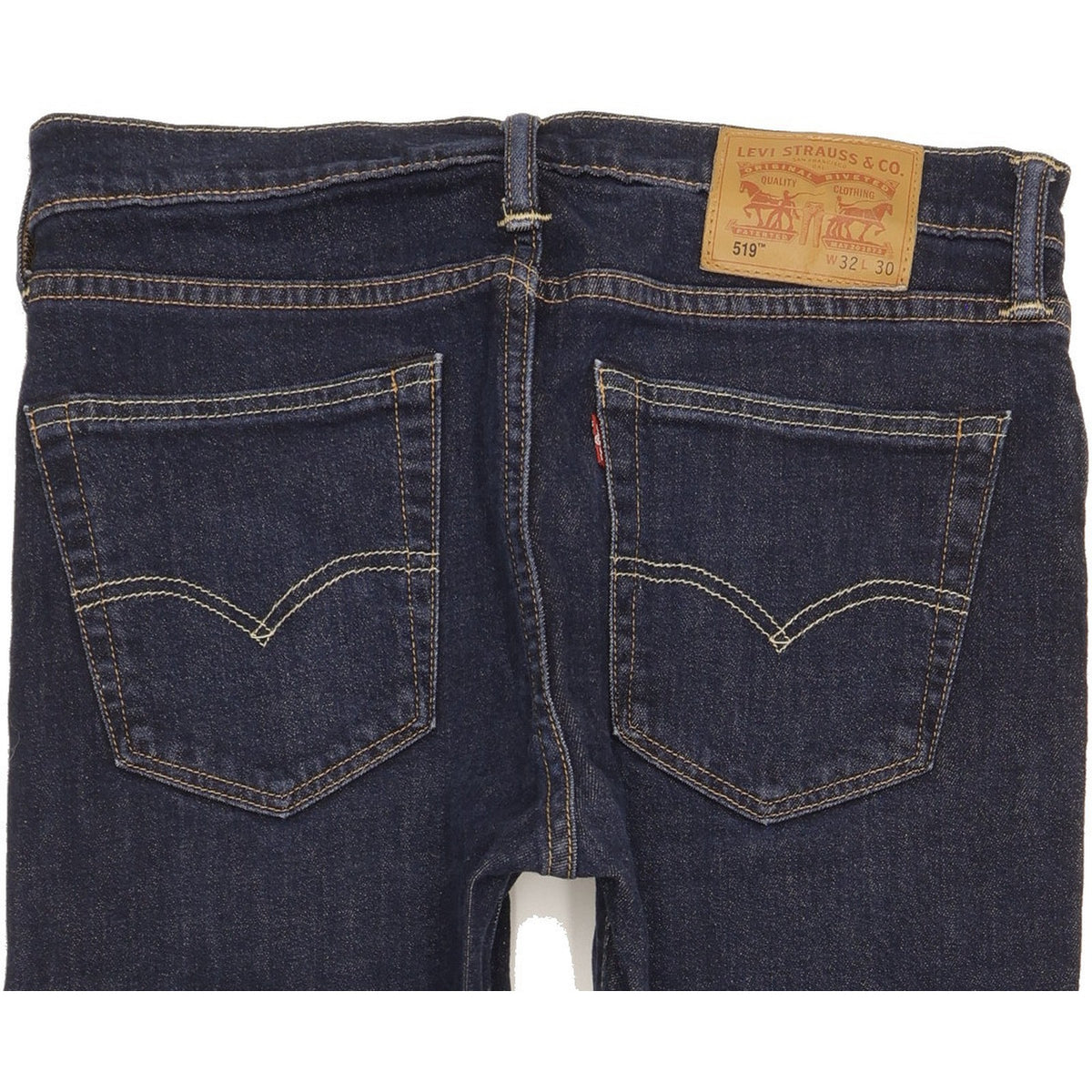 Levi's 519 Men Blue Skinny Slim Stretch Jeans W32 L29