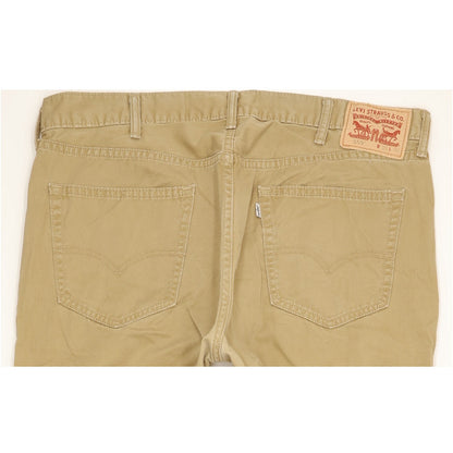 Levi's 559 Men Beige Straight Relaxed Jeans W38 L29