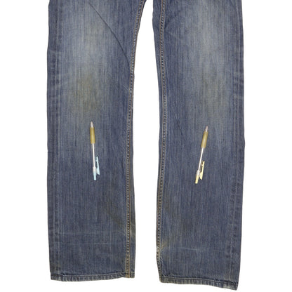 Diesel Viker Men Blue Straight Slim Jeans W29 L32