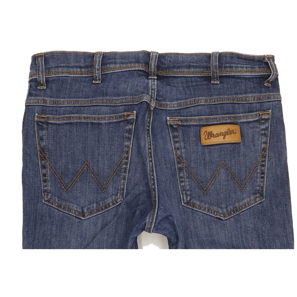 Wrangler Texas Men Blue Straight Regular Stretch Jeans W34 L31